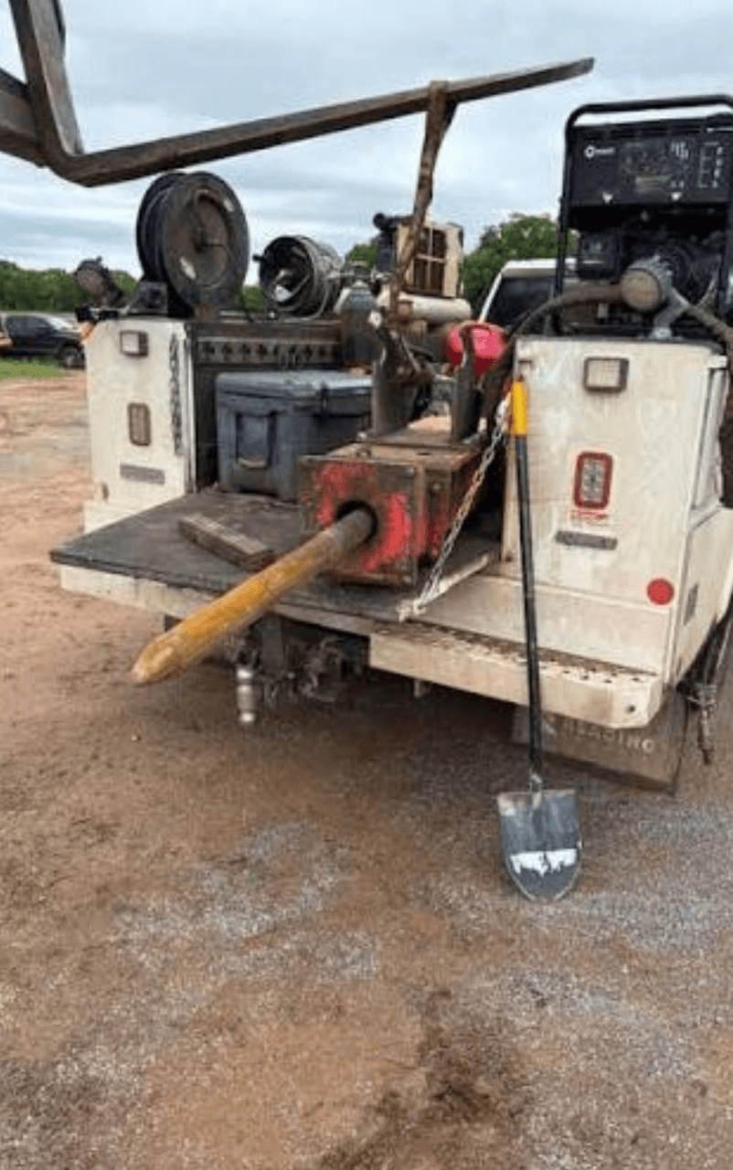 Our mobile service rig — fully loaded with hydraulic shop tools